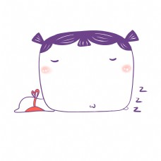 扎朝天揪穿红肚兜的小女孩对话框