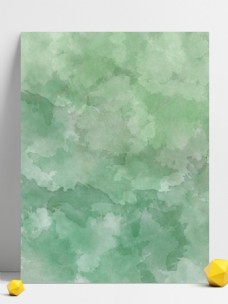 清新水彩风墨绿色水墨泼溅纯色水彩背景