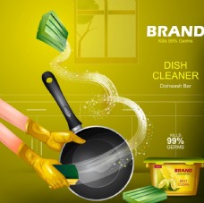促销广告厨房清洁剂