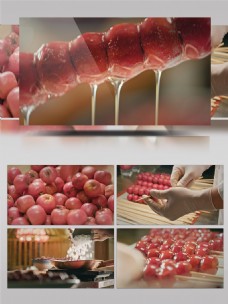 美味可口的冰糖葫芦制作过程