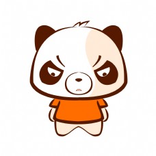 熊猫生气表情包表情设计