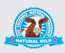 促销广告牛奶标签