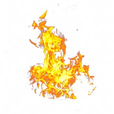 写实燃烧的火焰自然元素