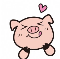 猪矢量素材猪年矢量卡通猪