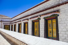 西藏特色建筑图特写