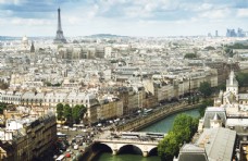巴黎风景巴黎城市美景高清风景画