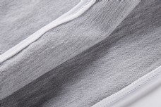 灰白条纹运动裤实物图摄影图3