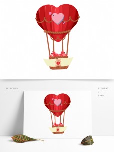 爱心图案爱心气球装饰背景图案
