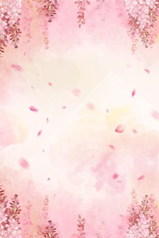 妇女节女王节女神节复古粉色海报背景