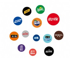 美汁源可口可乐系列logo