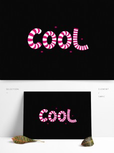 原创COOL糖果创意字体设计