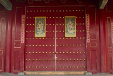 北京紫禁城北京天安门故宫紫禁城皇城正门新年门神图