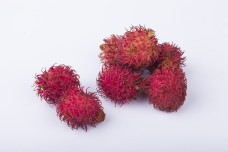 实物图摄影图水果新鲜红毛丹1