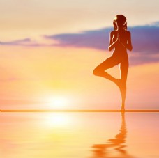 瑜伽运动瑜伽户外有氧健康运动