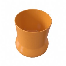 橙色创意陶瓷水杯
