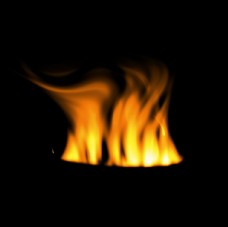 木柴燃烧的火焰