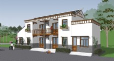 草图大师模型住宅改造方案