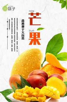 优质水果芒果海报设计