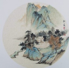 青綠山水小品