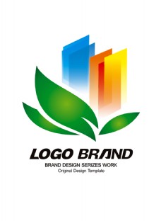 绿色创意创城企业logo公司标志设计