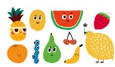 儿童可爱水果组合