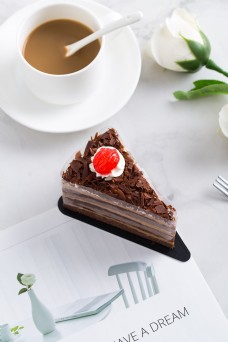 西式糕点摄影图西式甜点巧克力蛋糕3