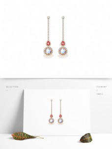珠宝首饰矢量钻石珠宝项链首饰装饰可商用设计元素