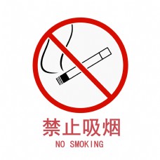 禁止吸烟图标矢量图