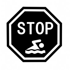 禁止游泳图标素材元素