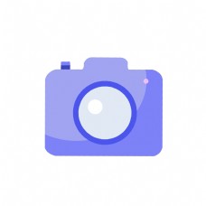 淡蓝色相机样式网页设计