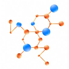 橙蓝色的化学分子方程式