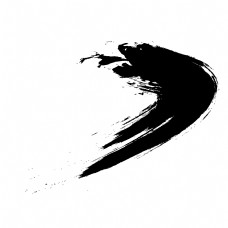 创意墨迹毛笔笔画毛笔笔触书法艺术艺术字笔画
