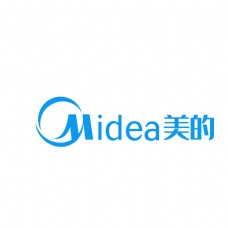富侨logo美的Midea蓝色企业LOGO图标
