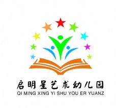 书本幼儿园logo