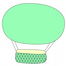卡通装饰氢气球促销标签