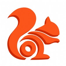 2.5D橙色UC浏览器LOGO图标