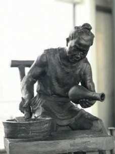 瓷器制作工艺流程雕塑
