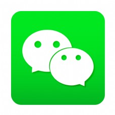 绿色微信聊天软件LOGO图标