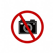 禁止拍照图标免抠图