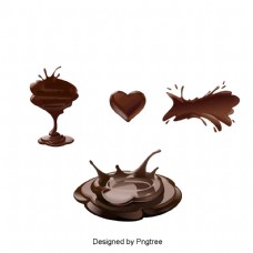 卡通手绘巧克力元素设计