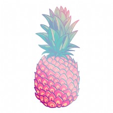 菠萝创意时尚艺术海报