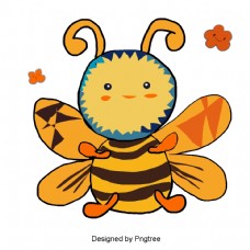 漂亮酷卡通可爱手绘动物蜜蜂