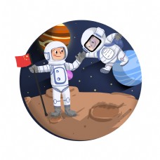 火星登陆的中国宇航员