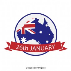 澳大利亚国旗蓝色国家红色蓝色地图字体设计