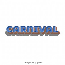 Carnivarl英语字母艺术个性设计