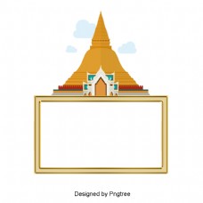 泰国建筑文本框