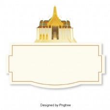 装饰在泰国边境的金佛寺