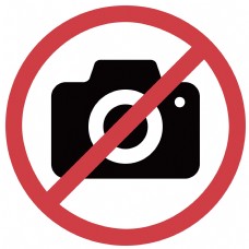 禁止拍照照相插画