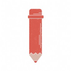 文具用品红色铅笔