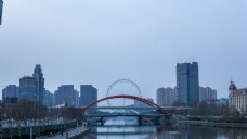 天津海河风景线高清图片